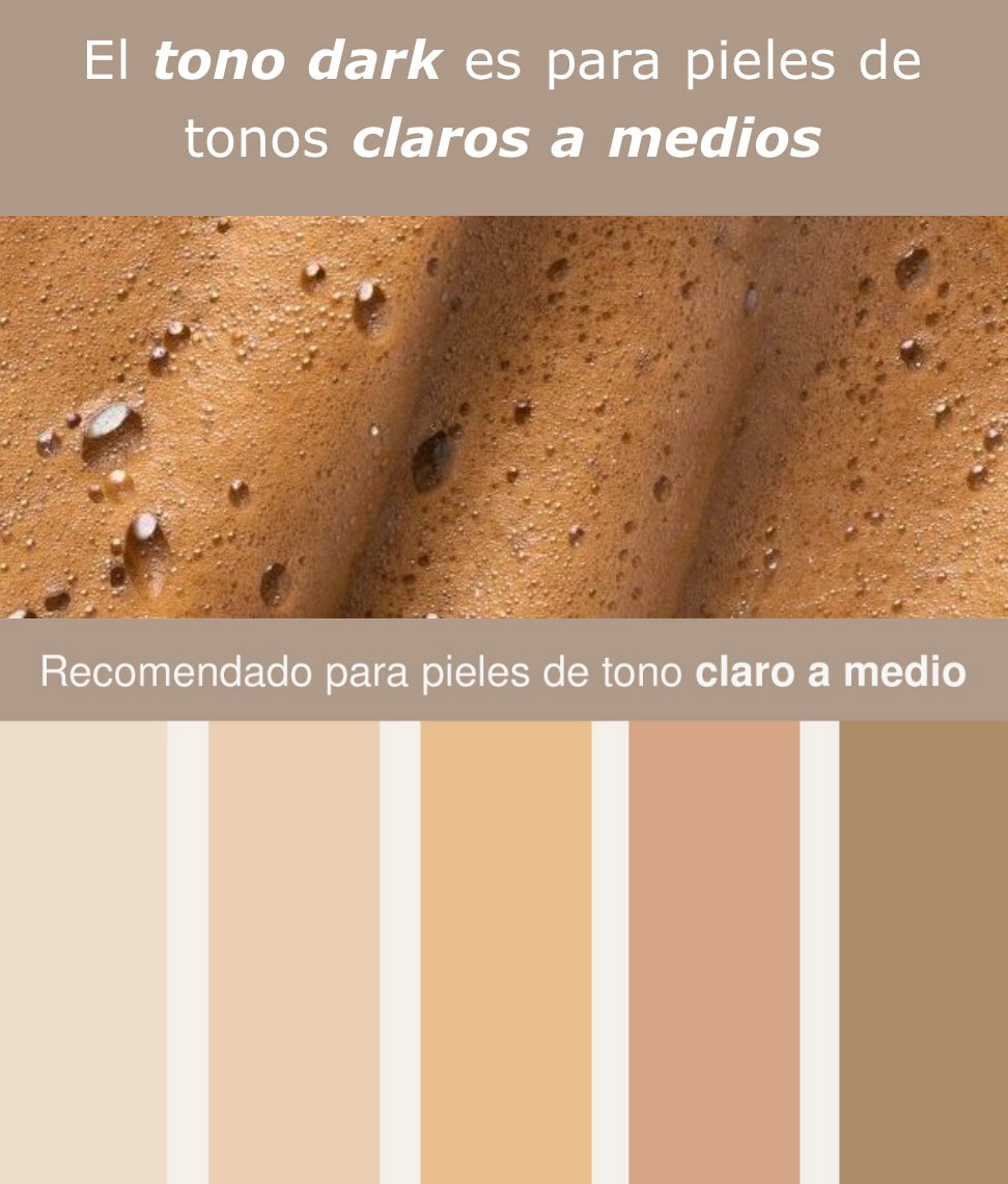 Mousse autobronceante de tonos medios para pieles de tono claro a medio con textura ligera y acabado natural